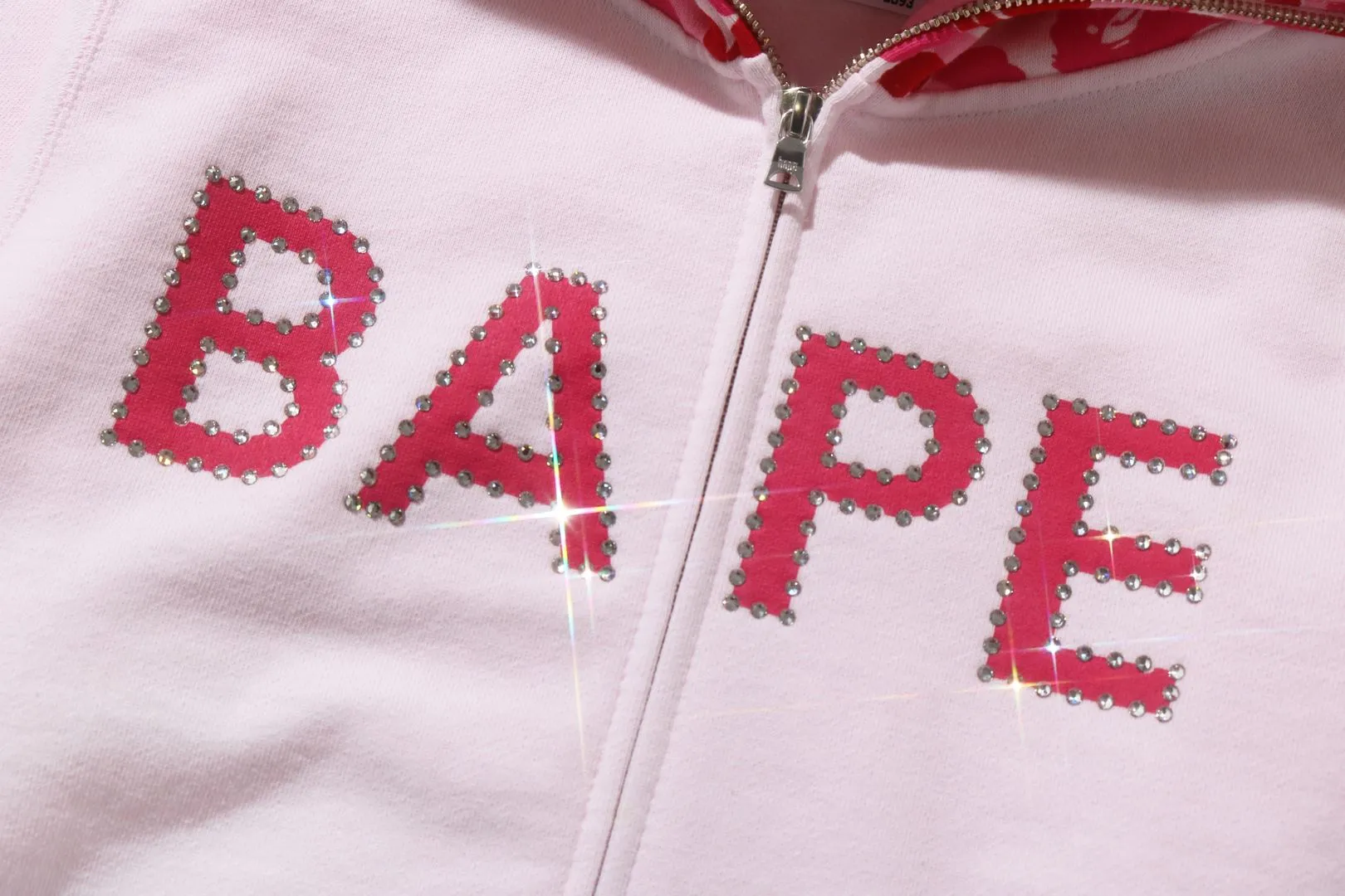 ABC CAMO CRYSTAL STONE BAPE FULL ZIP HOODIE sold by Bape product image thumbnail 2