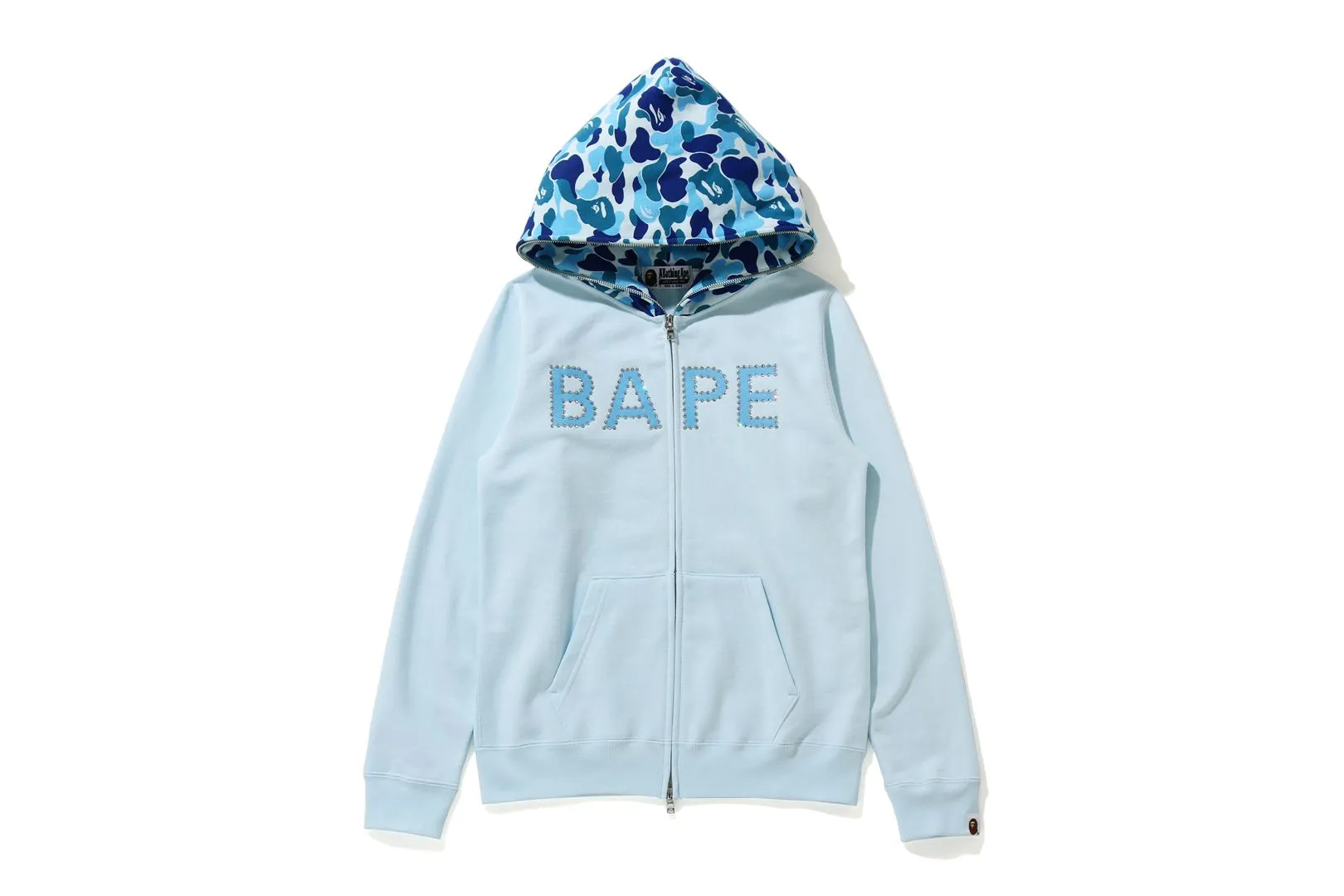 ABC CAMO CRYSTAL STONE BAPE FULL ZIP HOODIE sold by Bape product image thumbnail 3