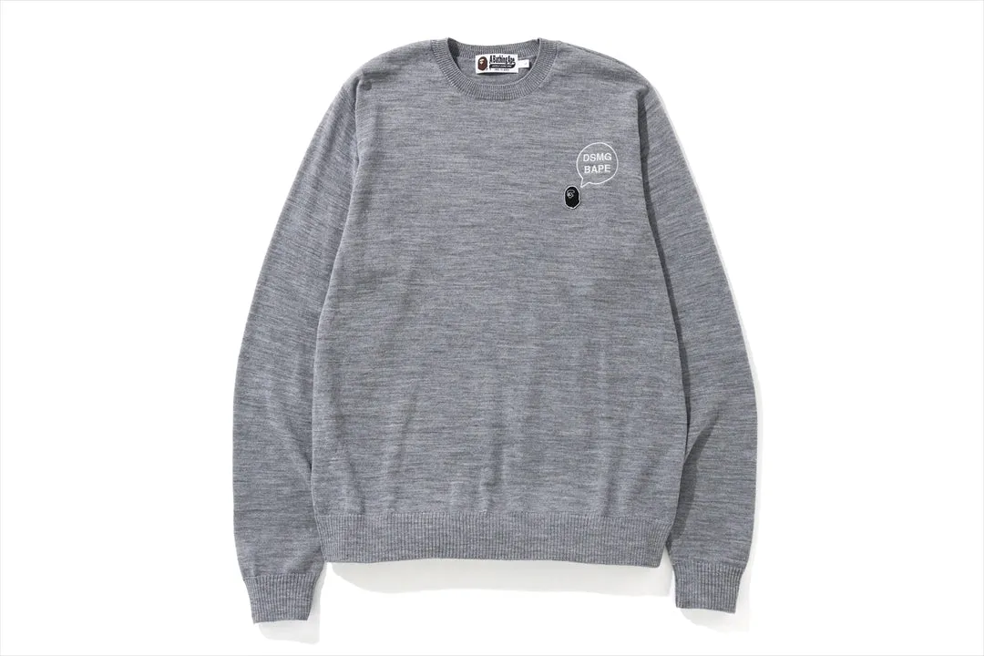 【 BAPE X DSMG 】CREWNECK KNIT sold by Bape product image thumbnail 3
