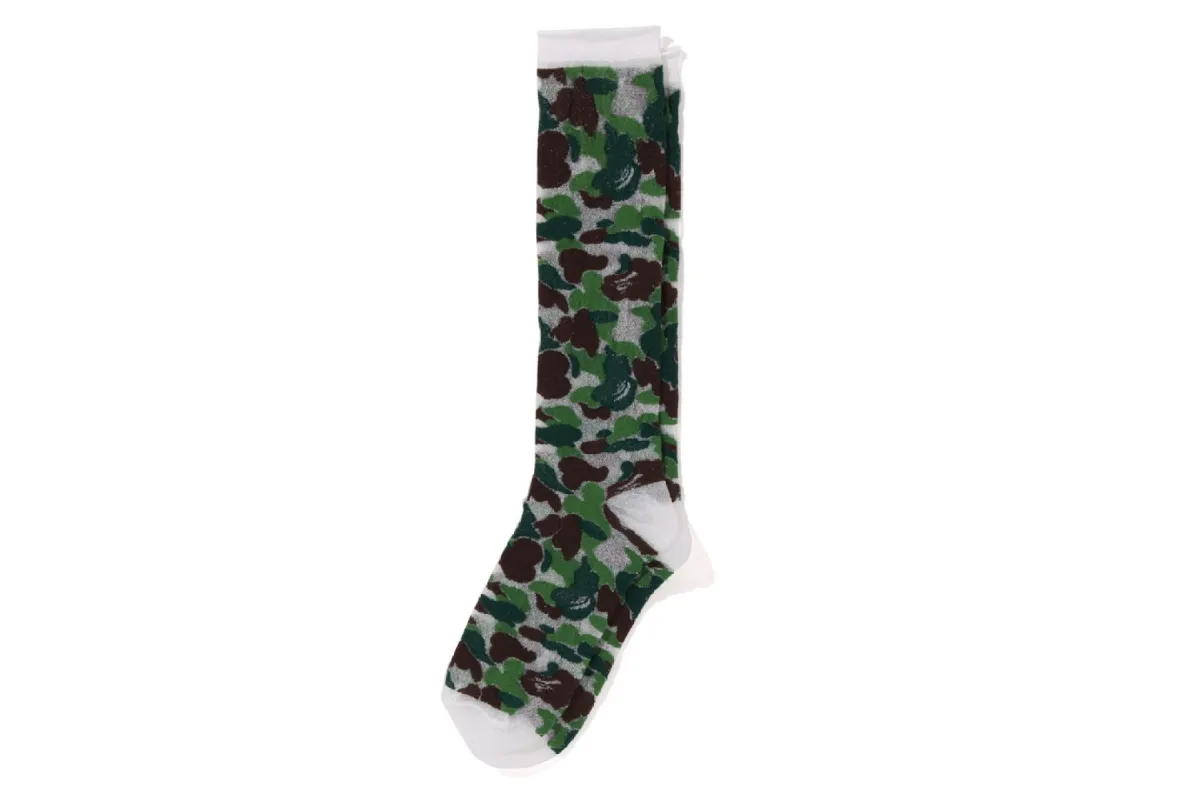 ABC CAMO SHEER SOCKS sold by Bape