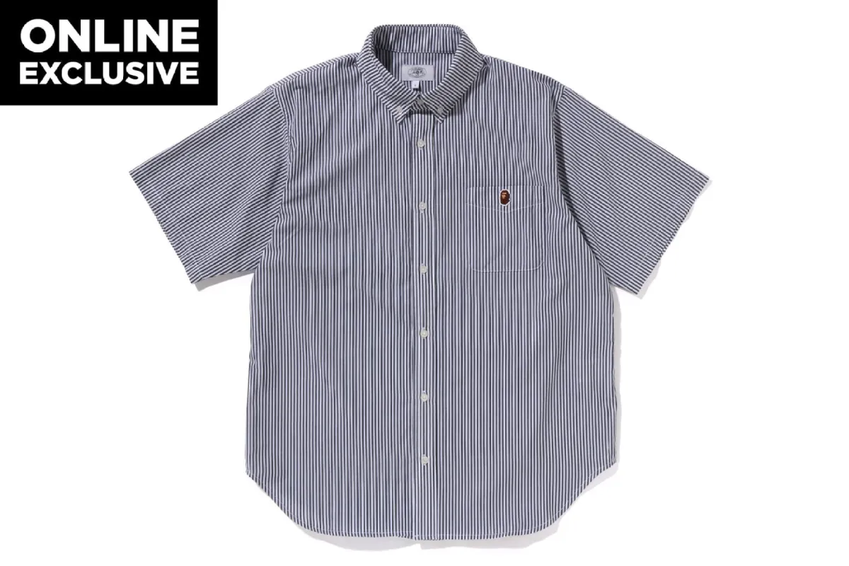 ONE POINT STRIPE BD SHIRT sold by Bape