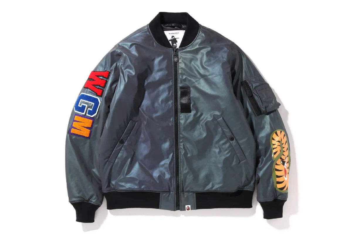 AURORA SHARK LOOSE FIT MA-1 sold by Bape