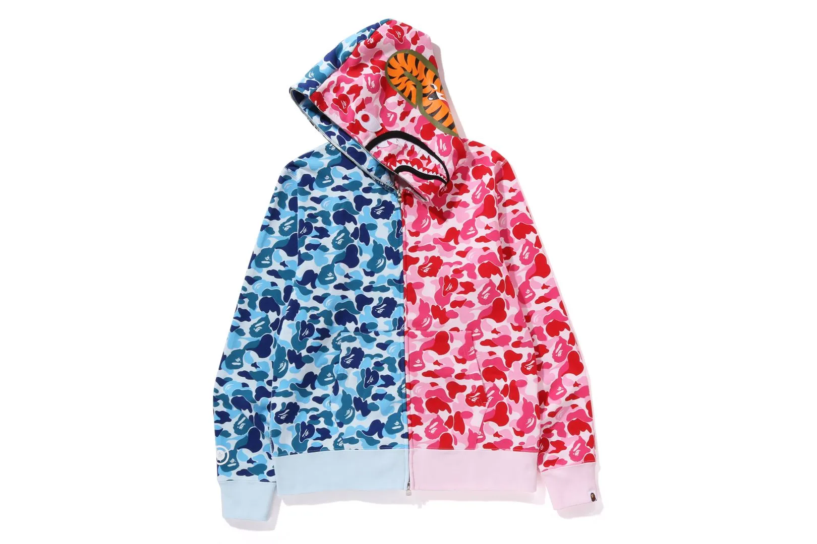 ABC CAMO CRAZY SHARK FULL ZIP HOODIE sold by Bape product image thumbnail 3