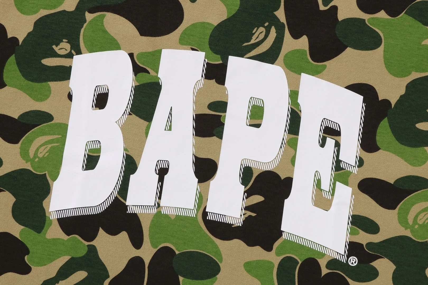 ABC CAMO RELAXED FIT BAPE LOGO TEE sold by Bape product image thumbnail 2
