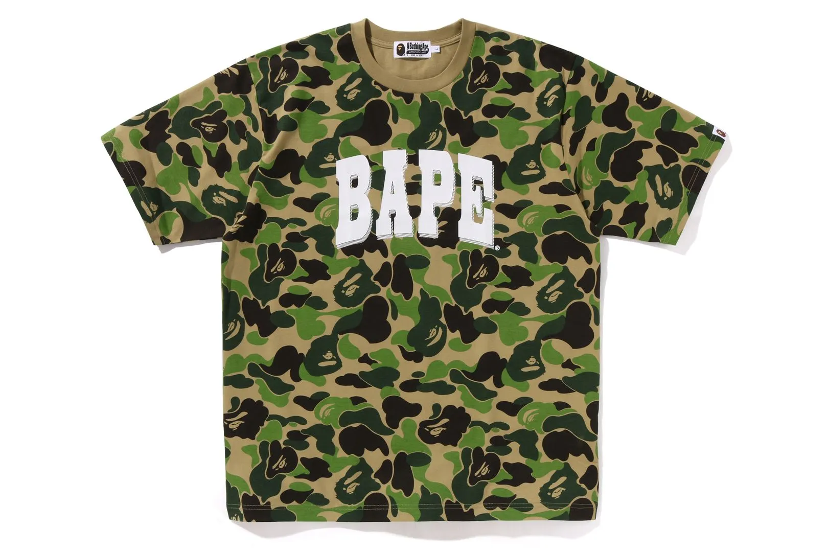 ABC CAMO RELAXED FIT BAPE LOGO TEE sold by Bape