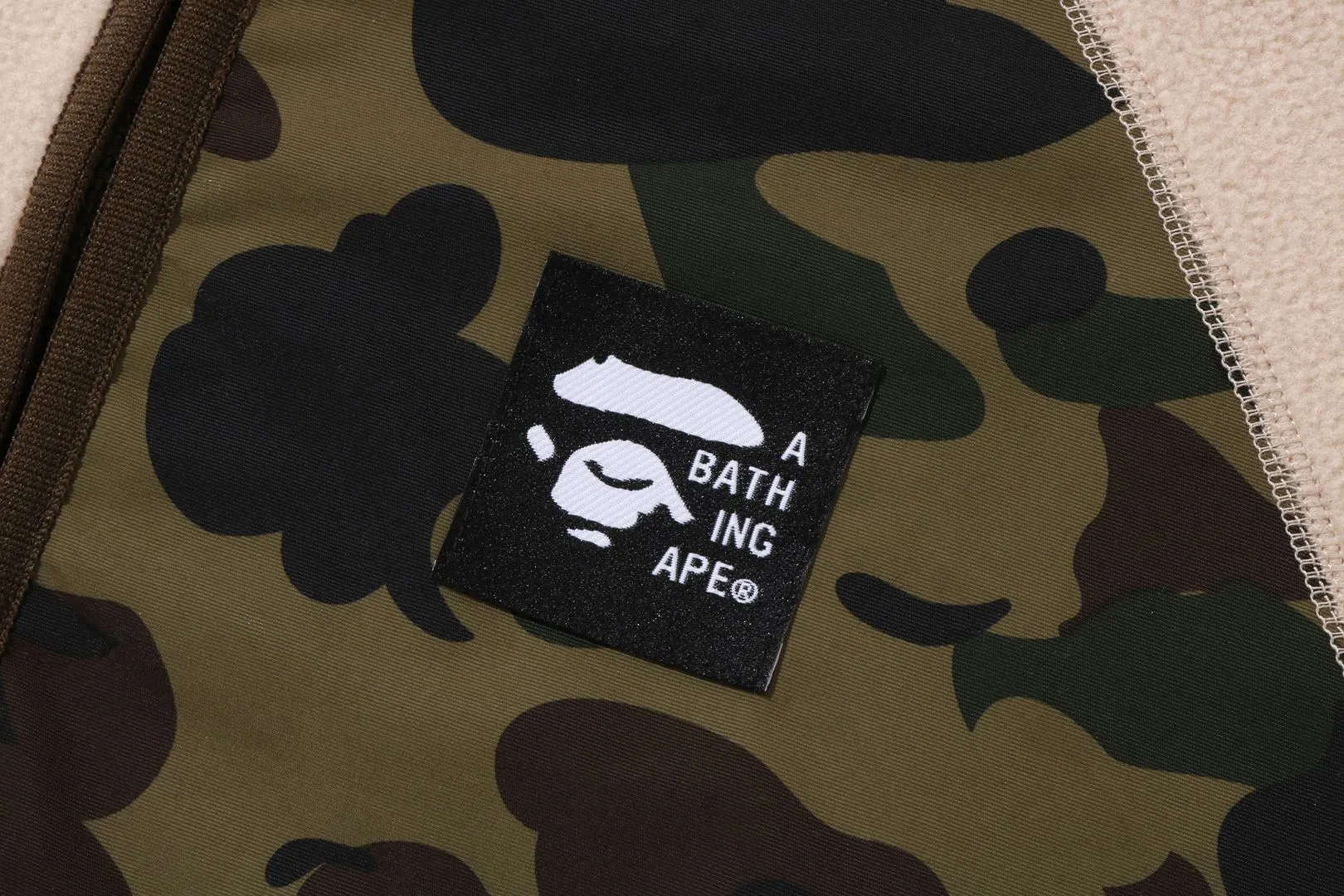 1ST CAMO FLEECE ZIP HOODIE sold by Bape product image thumbnail 3