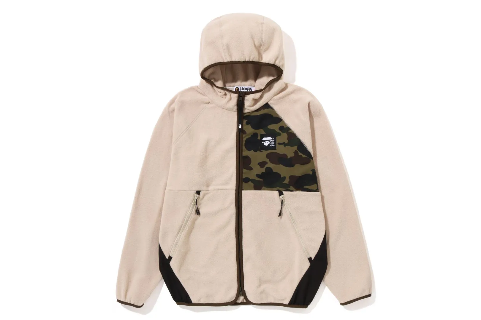 1ST CAMO FLEECE ZIP HOODIE sold by Bape