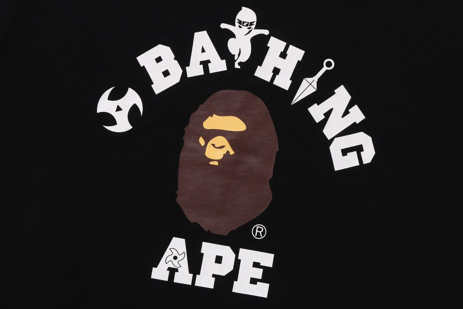 NINJA COLLEGE PULLOVER HOODIE sold by Bape product image thumbnail 4