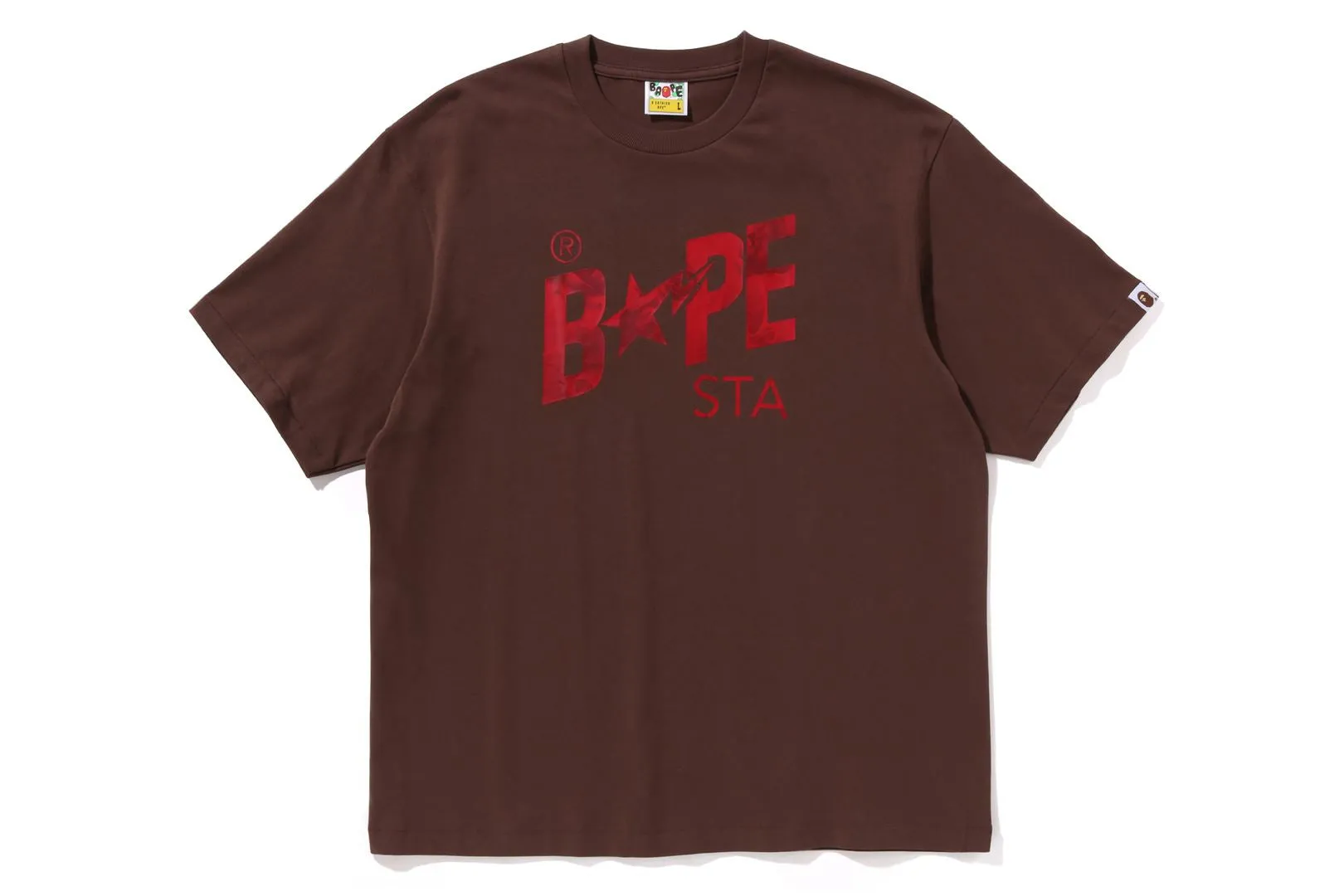 FLORAL SOLID CAMO BAPE STA LOGO RELAXED FIT TEE sold by Bape