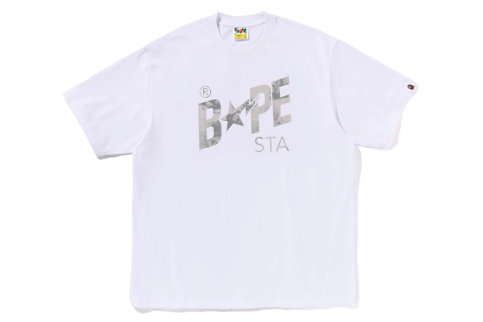 FLORAL SOLID CAMO BAPE STA LOGO RELAXED FIT TEE sold by Bape product image thumbnail 4