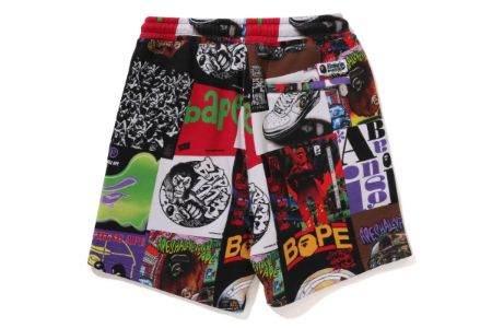 BAPE ALBUM MONOGRAM SWEAT SHORTS sold by Bape