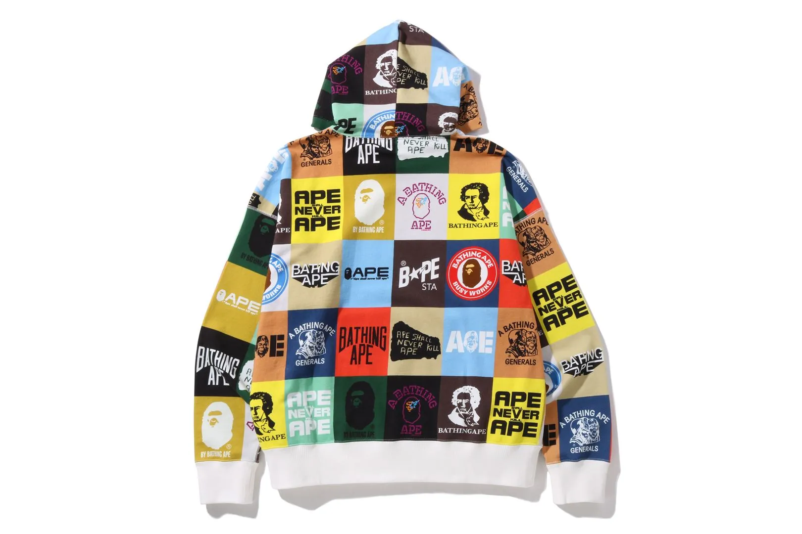 BAPE CLASSIC LOGO LOOSE FIT PULLOVER HOODIE sold by Bape product image thumbnail 2