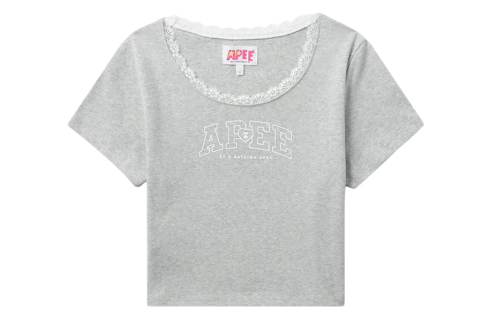 LACE TRIMMED V NECK TOP sold by Bape product image thumbnail 3