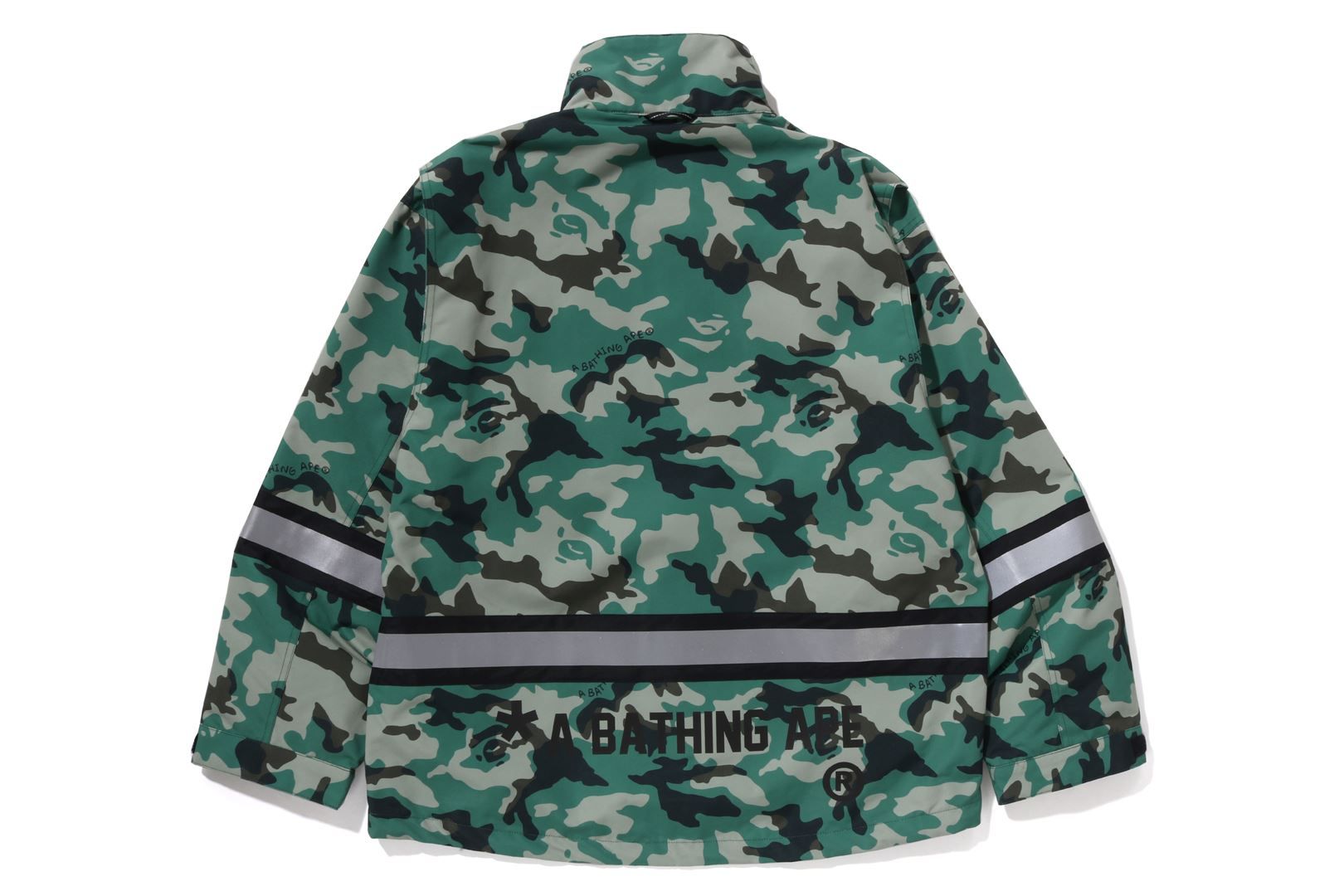 WOODLAND CAMO RELAXED FIT SAFETY JACKET sold by Bape product image thumbnail 2