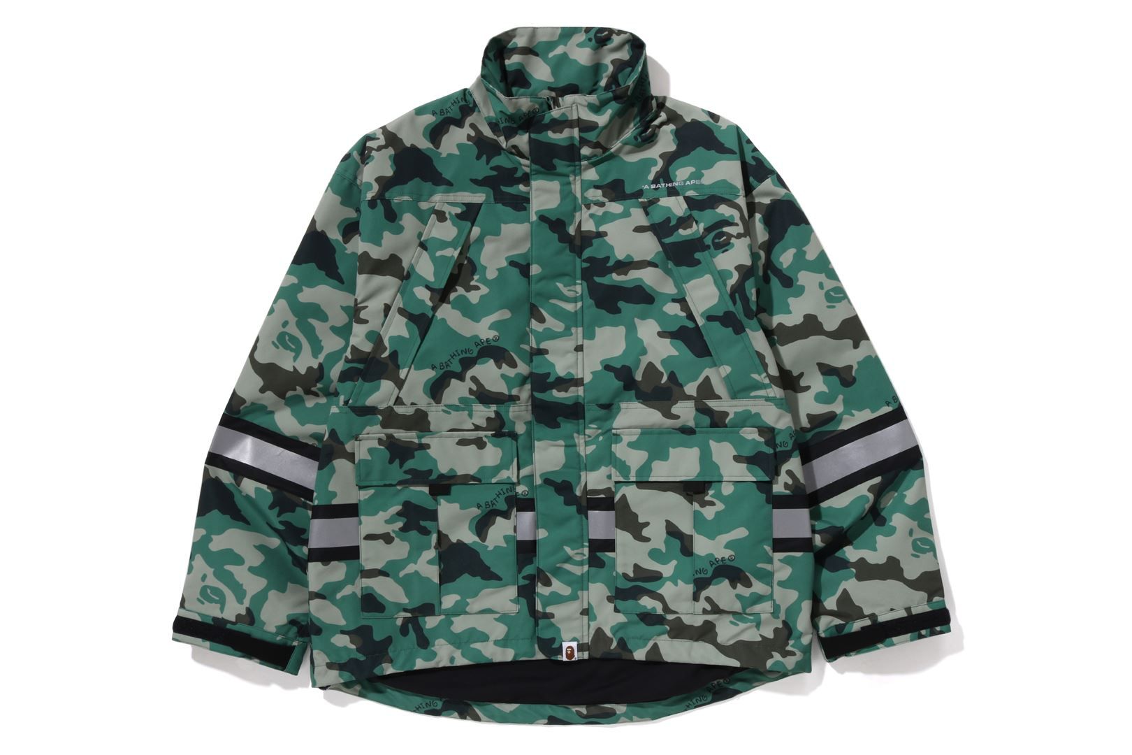 WOODLAND CAMO RELAXED FIT SAFETY JACKET sold by Bape