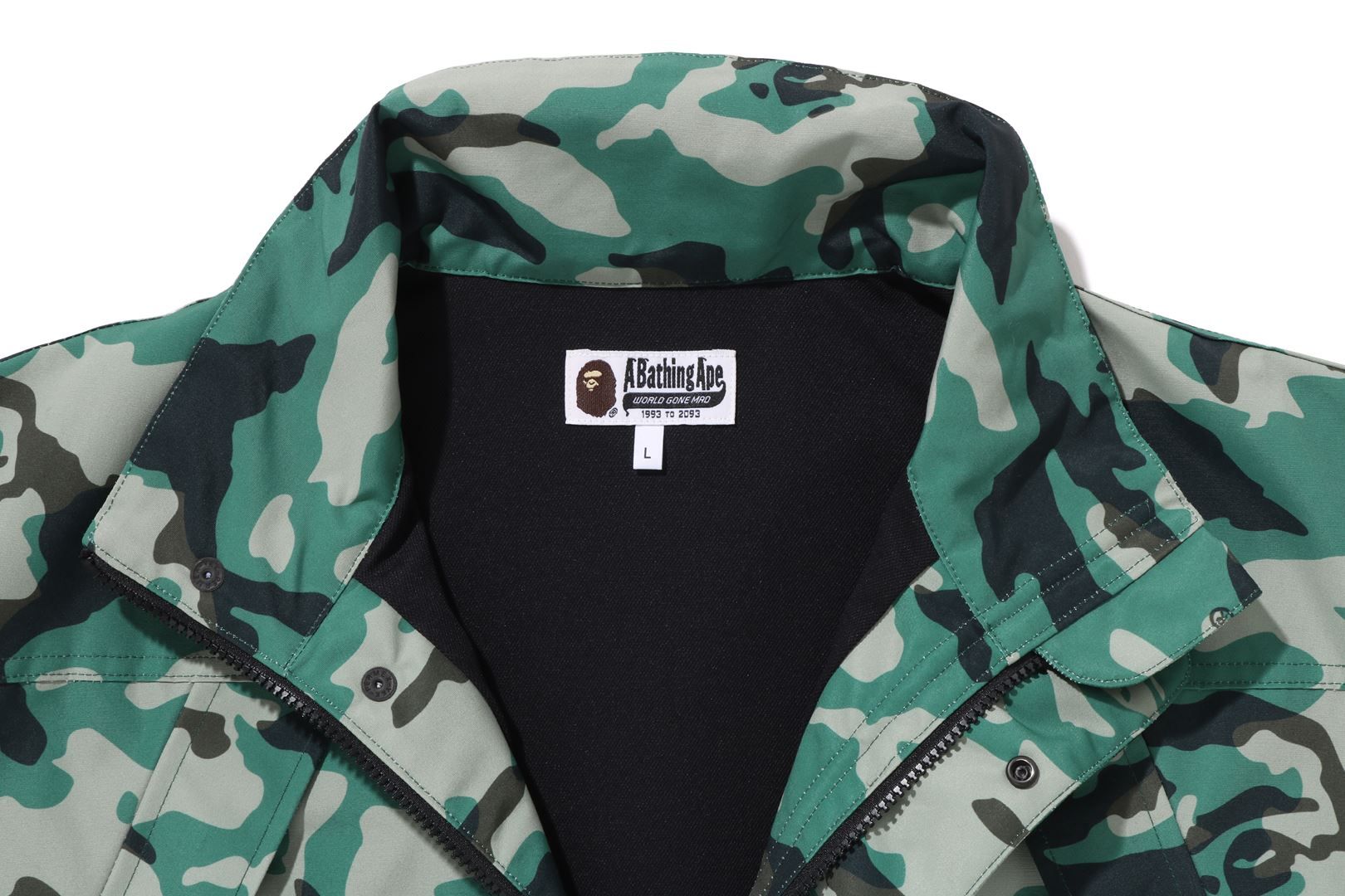 WOODLAND CAMO RELAXED FIT SAFETY JACKET sold by Bape product image thumbnail 5