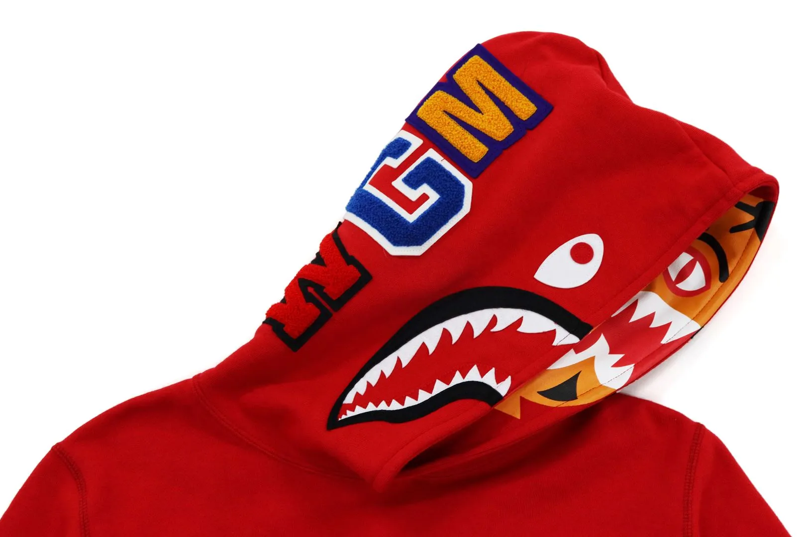 SHARK X TIGER PULLOVER HOODIE sold by Bape product image thumbnail 4