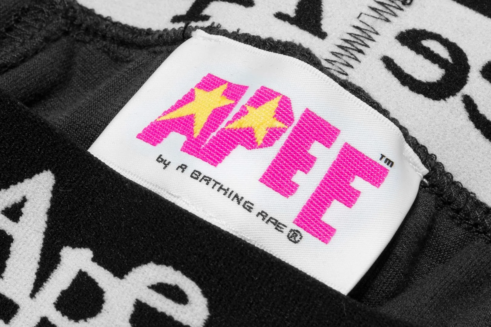 LOGO WAISTBAND VELOR JOGGERS sold by Bape product image thumbnail 5