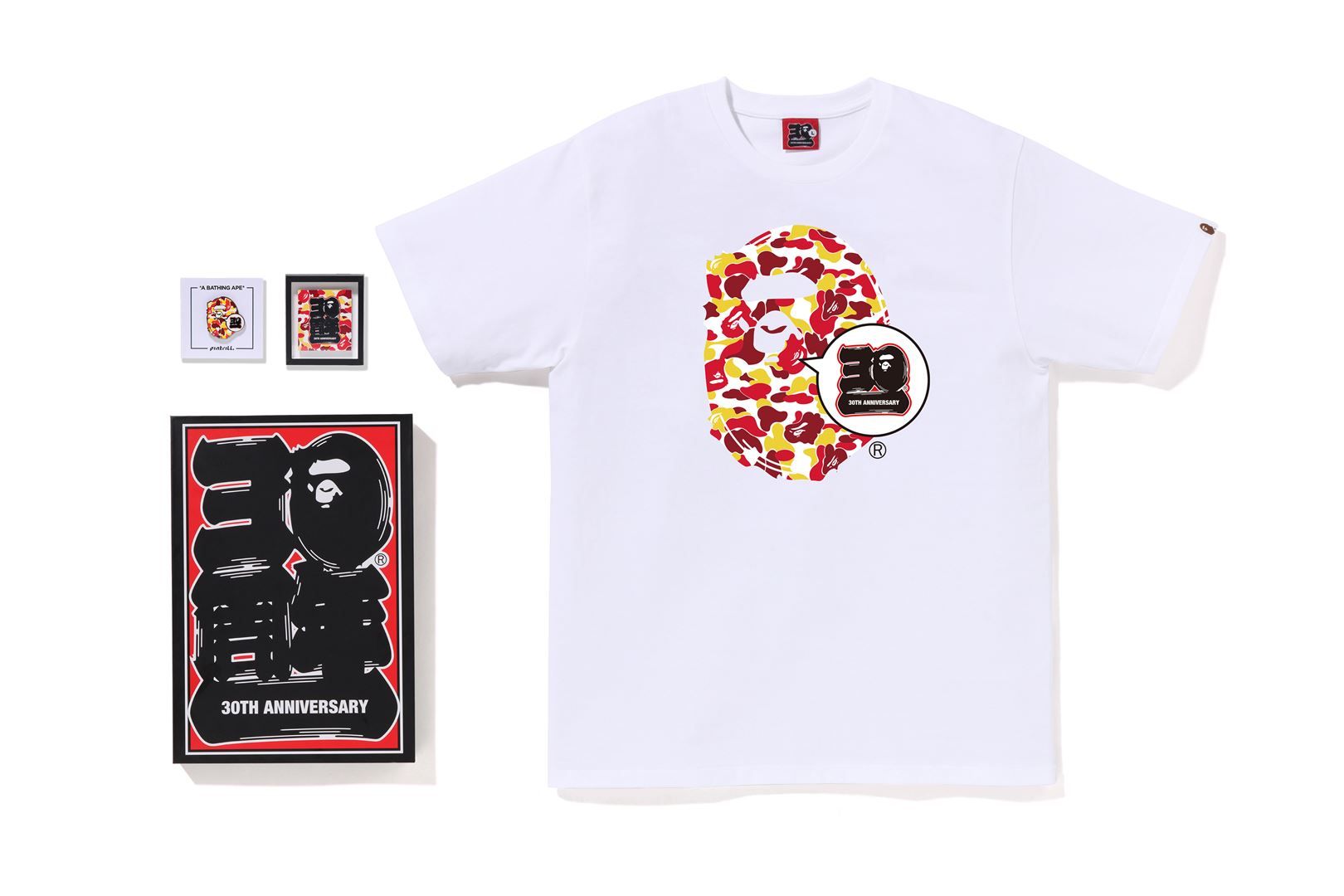 BAPE STORE BEIJING BAPE 30TH ANNIV. APE HEAD TEE SET sold by Bape product image thumbnail 4