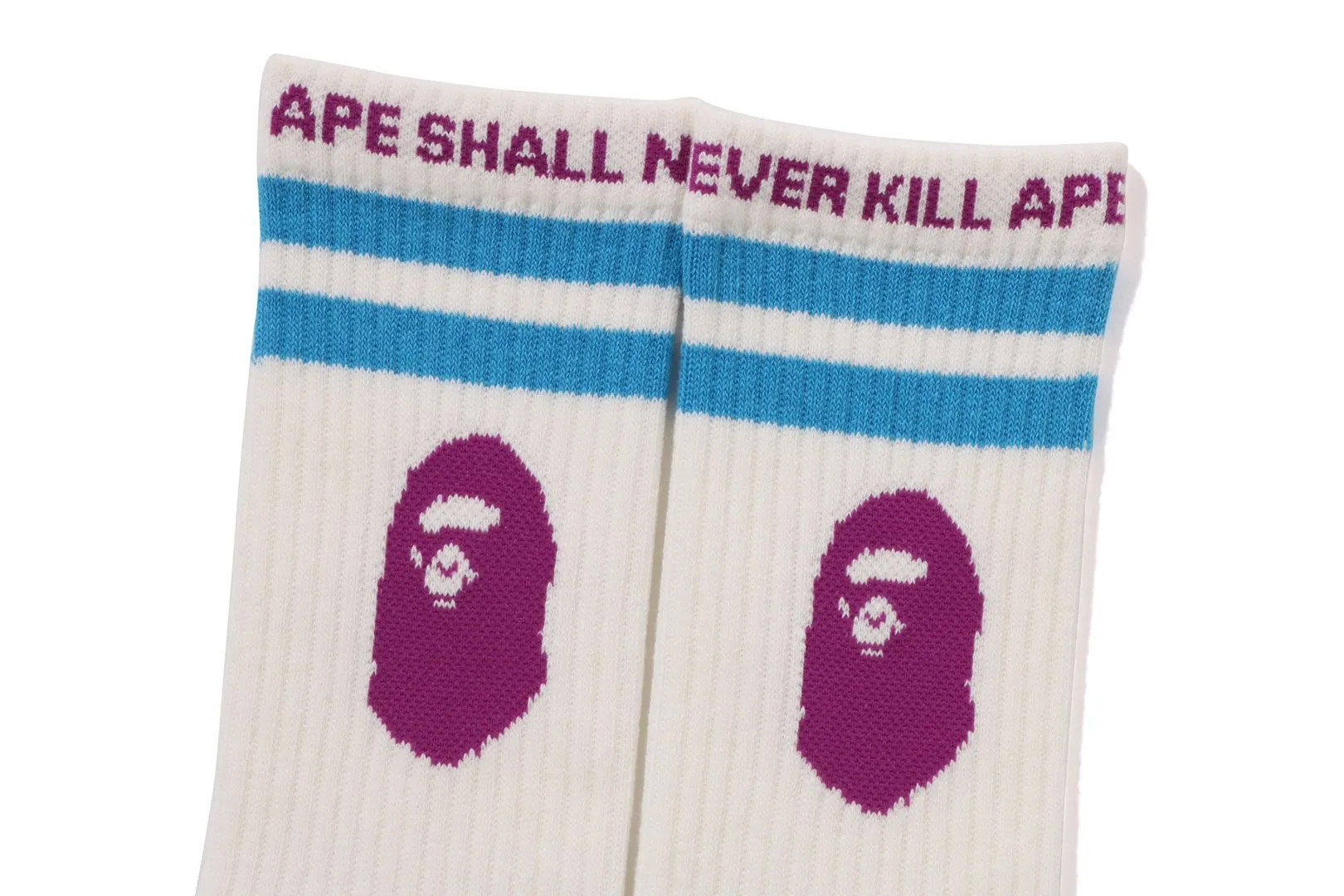 APE HEAD LINE SOCKS sold by Bape product image thumbnail 2