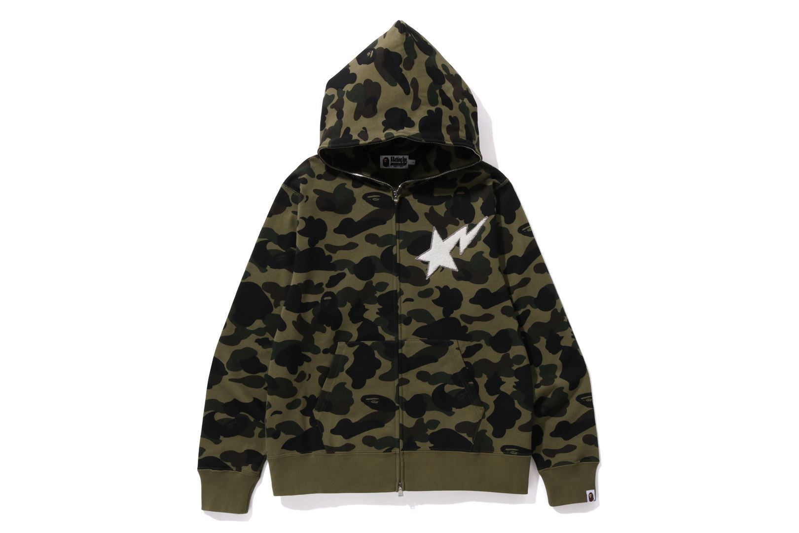 1ST CAMO FULL ZIP HOODIE sold by Bape
