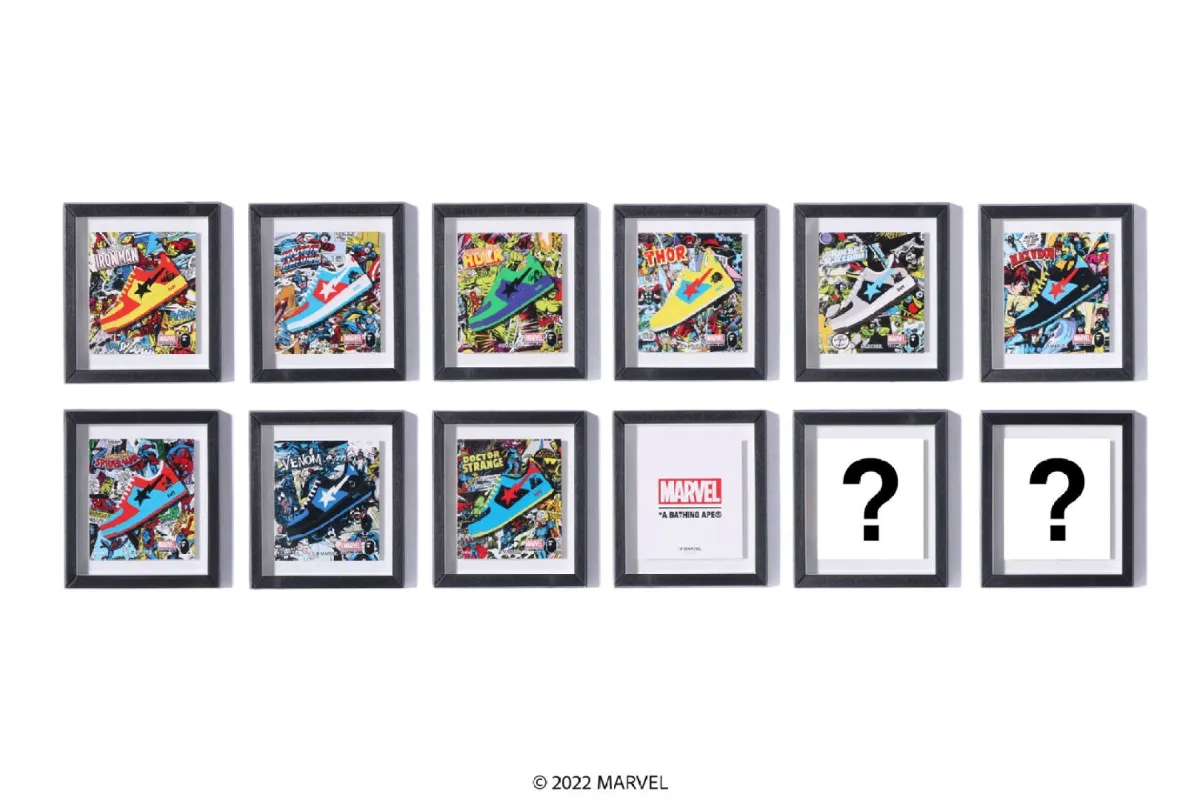 【 BAPE X MARVEL 】FRAME MAGNET sold by Bape