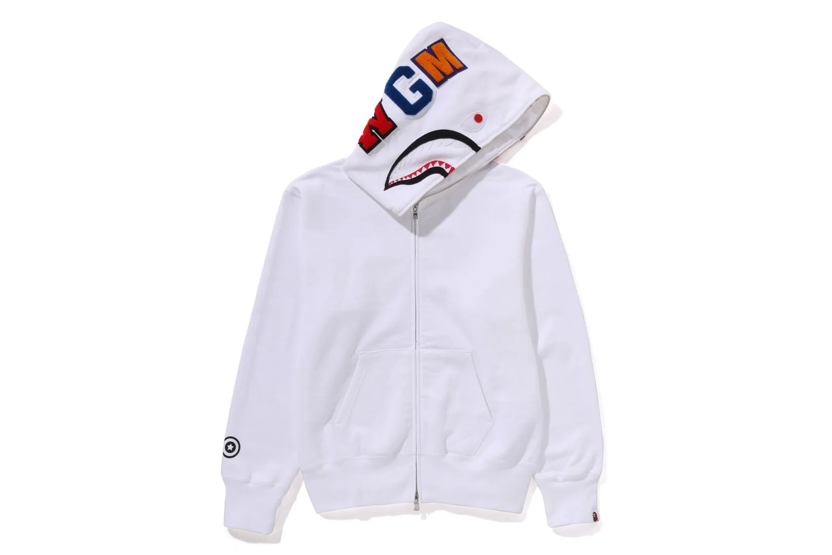 SHARK FULL ZIP HOODIE sold by Bape