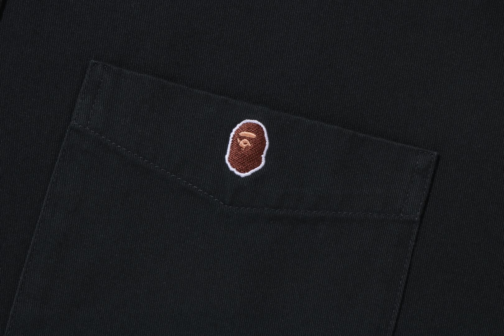 APE HEAD ONE POINT WASHED LOOSE FIT SHIRT sold by Bape product image thumbnail 2