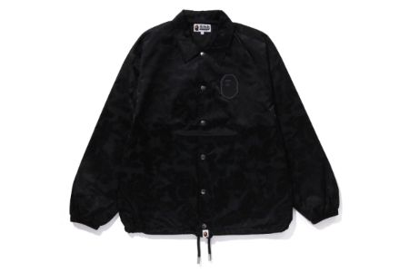 TONAL SOLID CAMO COACH JACKET sold by Bape