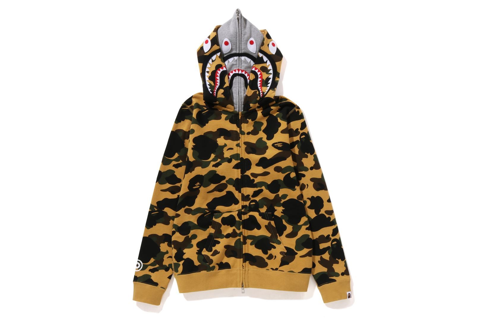 1ST CAMO DOUBLE SHARK FULL ZIP HOODIE sold by Bape product image thumbnail 6