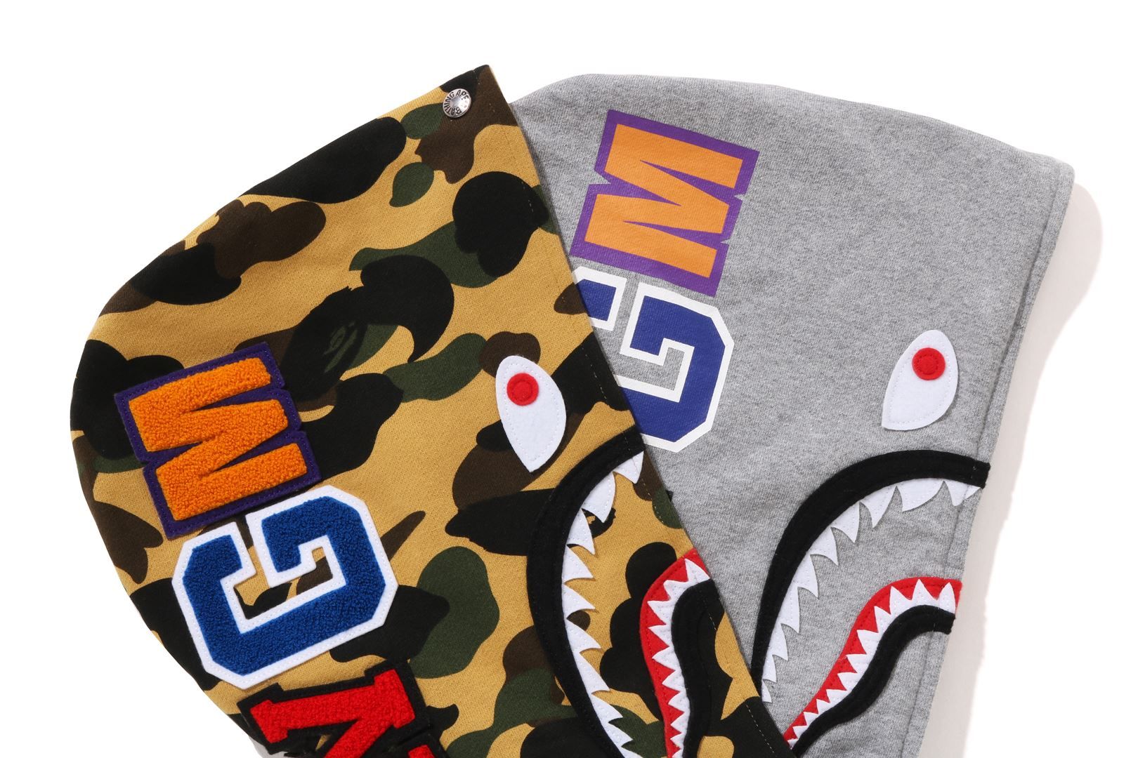 1ST CAMO DOUBLE SHARK FULL ZIP HOODIE sold by Bape product image thumbnail 9