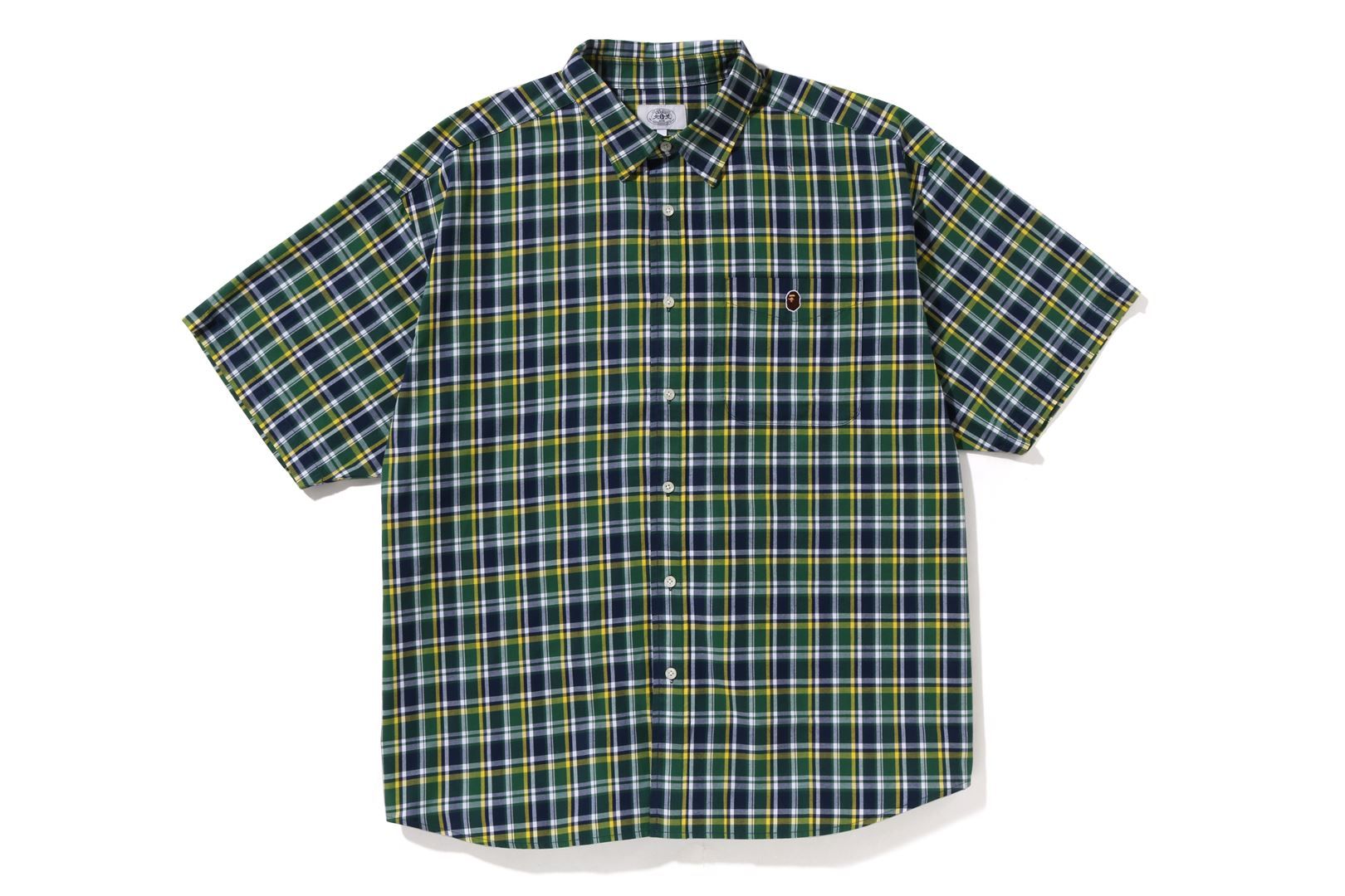 MINI BAPE CHECK LOOSE FIT S/S SHIRT sold by Bape product image thumbnail 3