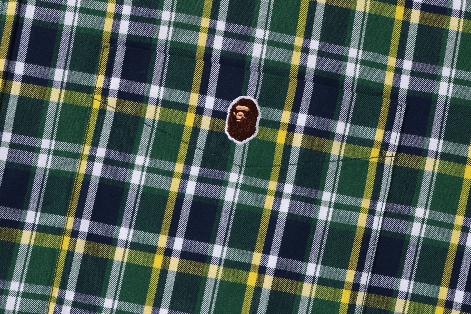 MINI BAPE CHECK LOOSE FIT S/S SHIRT sold by Bape product image thumbnail 4