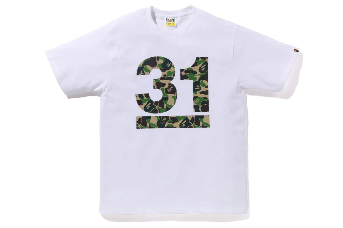 A BATHING APE 31ST ANNIV. ABC CAMO TEE sold by Bape