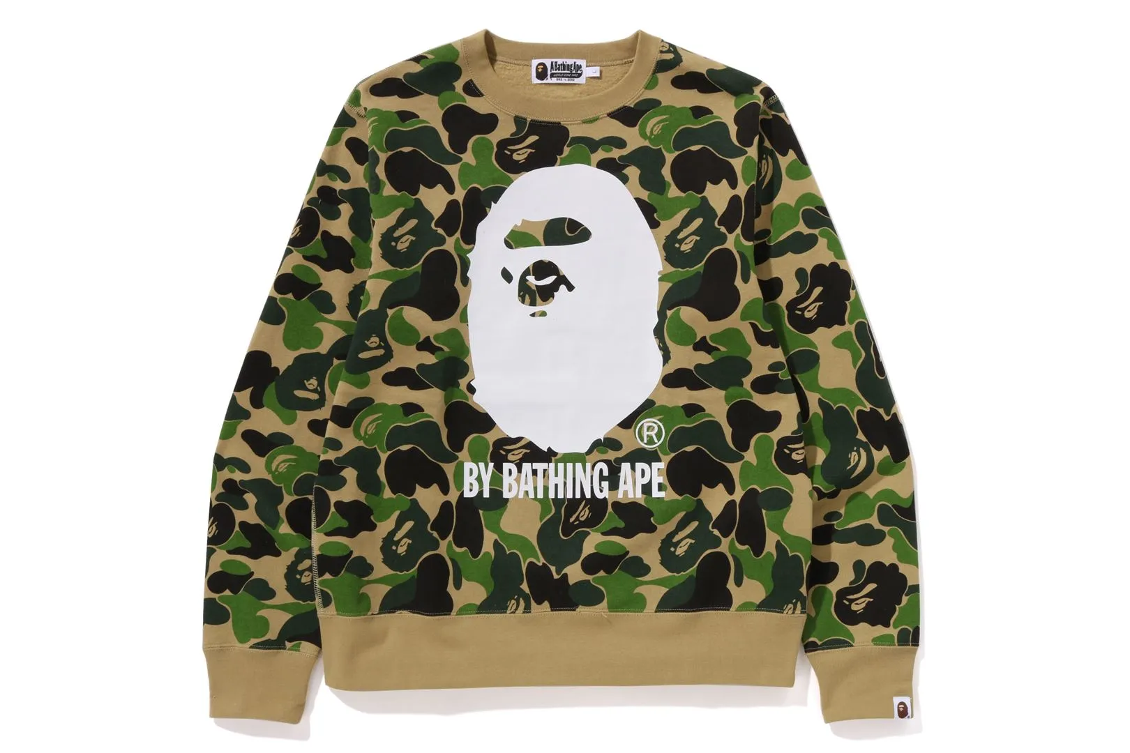 ABC CAMO BY BATHING APE CREWNECK SWEAT sold by Bape