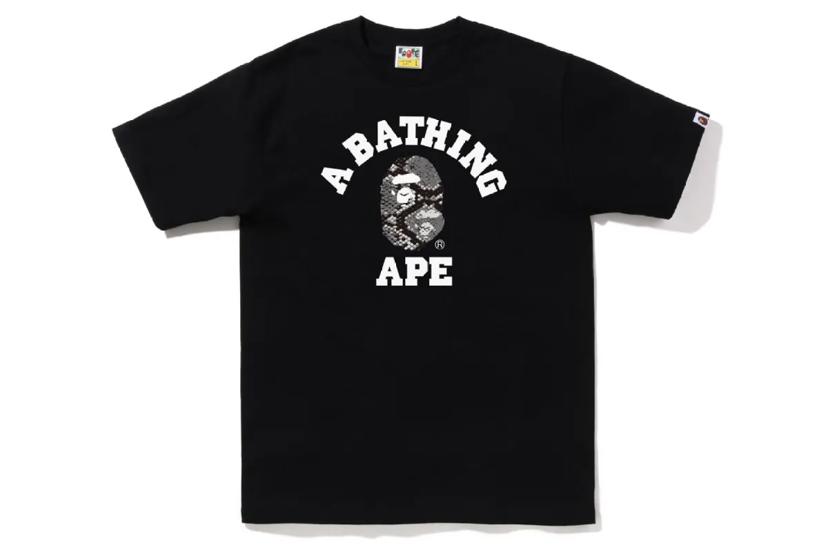 BAPE SNAKE COLLEGE TEE sold by Bape