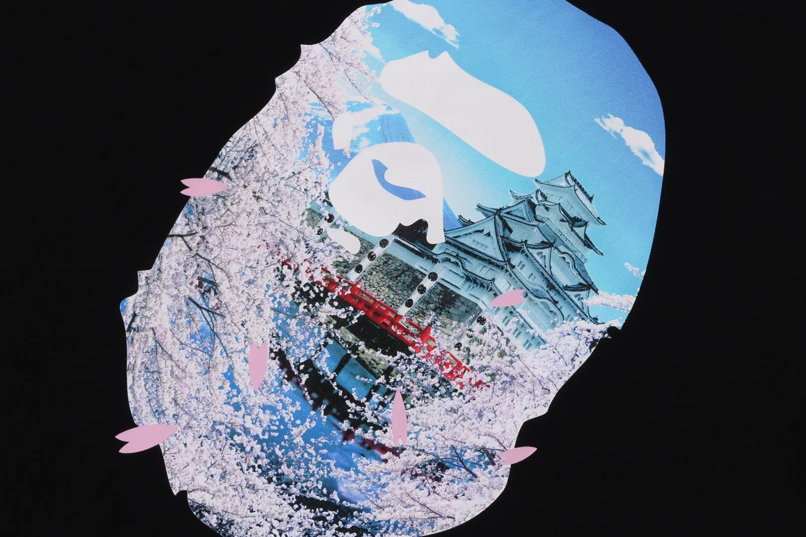 SAKURA PHOTO APE HEAD TEE sold by Bape product image thumbnail 3