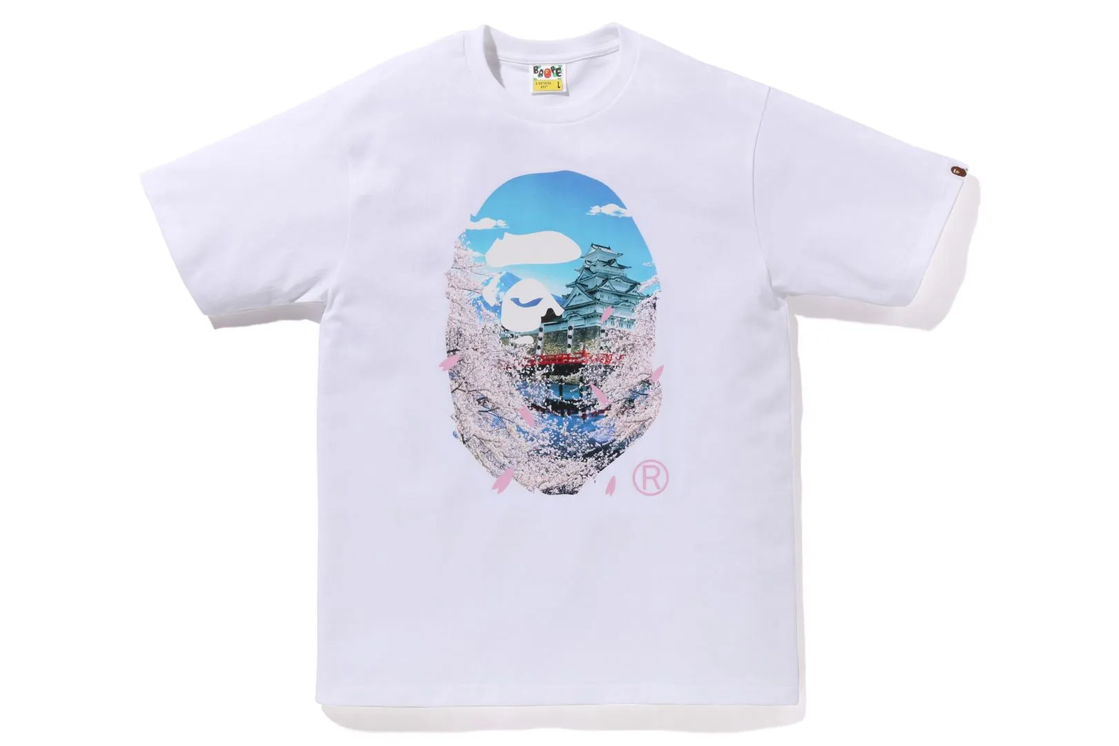 SAKURA PHOTO APE HEAD TEE sold by Bape product image thumbnail 5