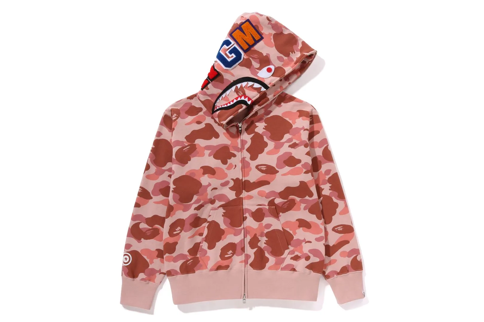 1ST CAMO SHARK FULL ZIP HOODIE sold by Bape product image thumbnail 3