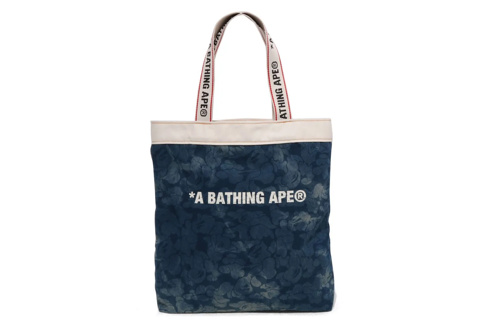SOLID CAMO DENIM TOTE BAG sold by Bape