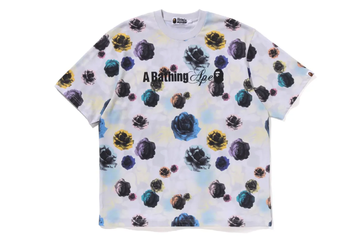 FLORAL CAMO LOGO RELAXED FIT TEE sold by Bape