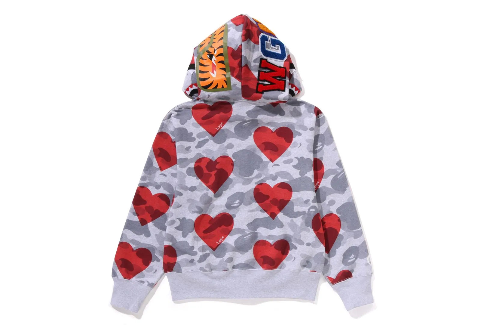 I LOVE BAPE SHARK FULL ZIP HOODIE sold by Bape product image thumbnail 3