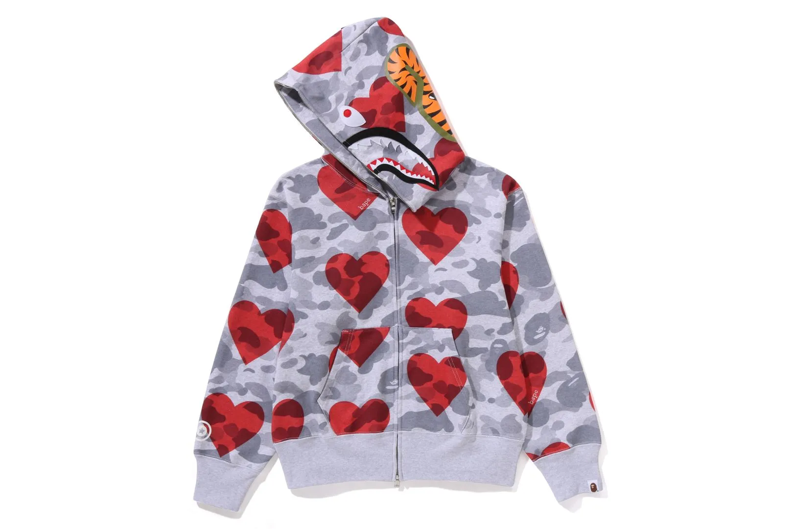I LOVE BAPE SHARK FULL ZIP HOODIE sold by Bape product image thumbnail 2