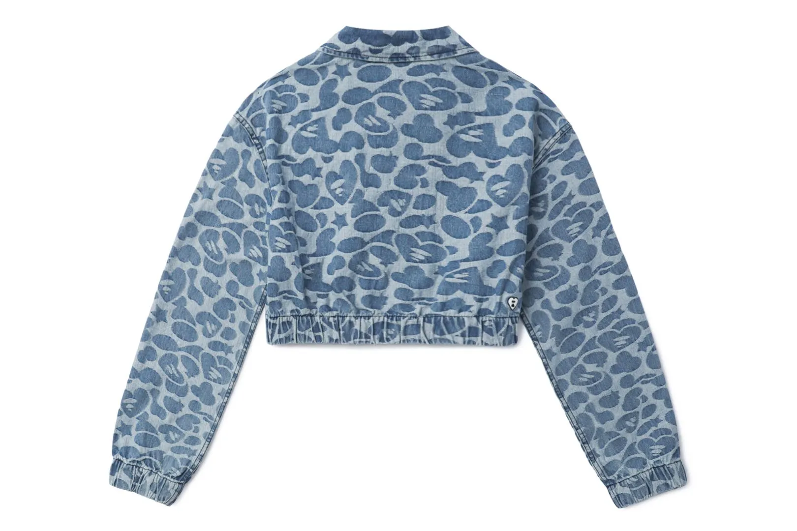 PATTERN DENIM ZIP UP JACKET WITH PATCH POCKET sold by Bape product image thumbnail 2