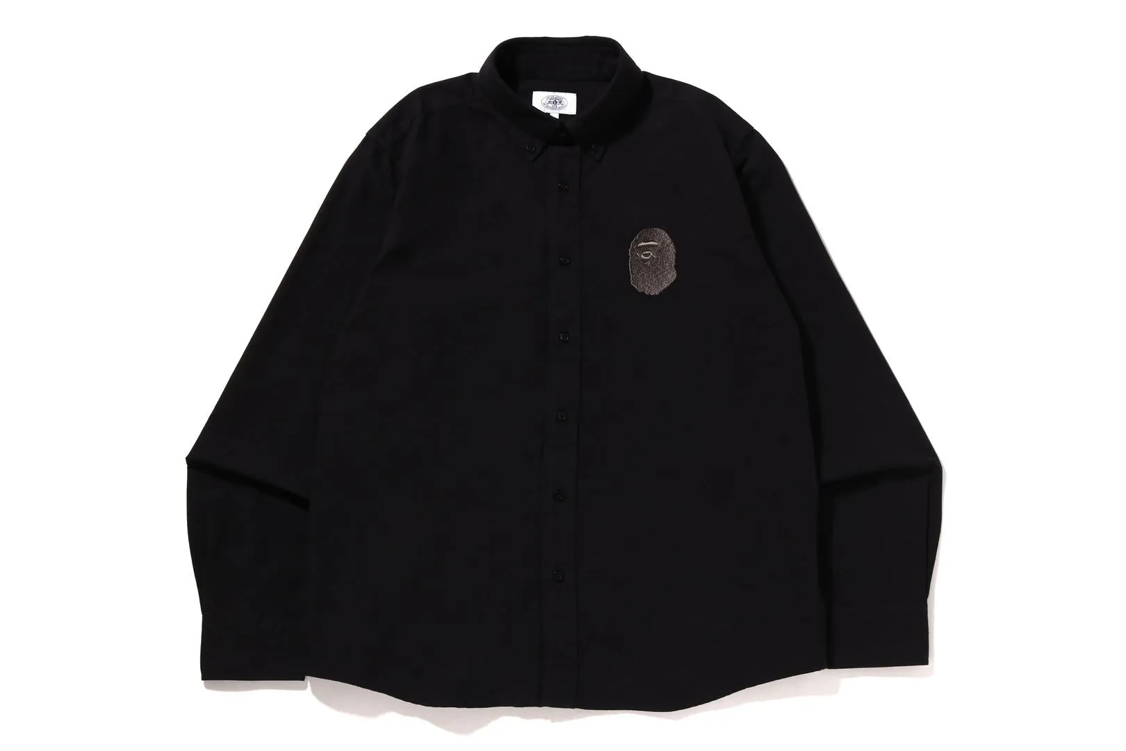 LARGE APE HEAD OXFORD BD SHIRT sold by Bape