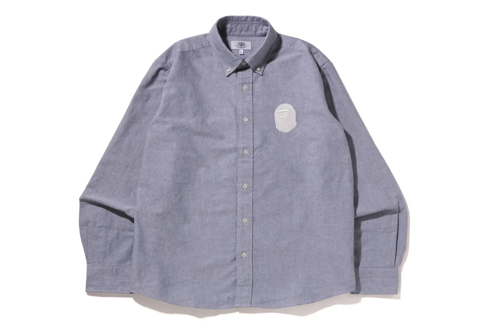 LARGE APE HEAD OXFORD BD SHIRT sold by Bape product image thumbnail 5