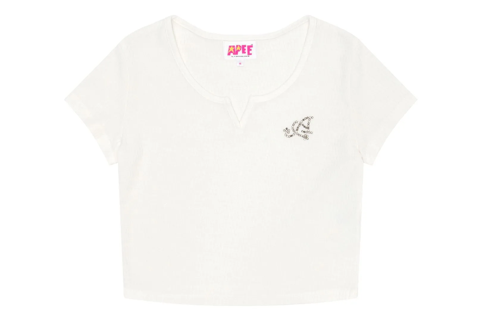 V NECK CROP TOP sold by Bape product image thumbnail 5