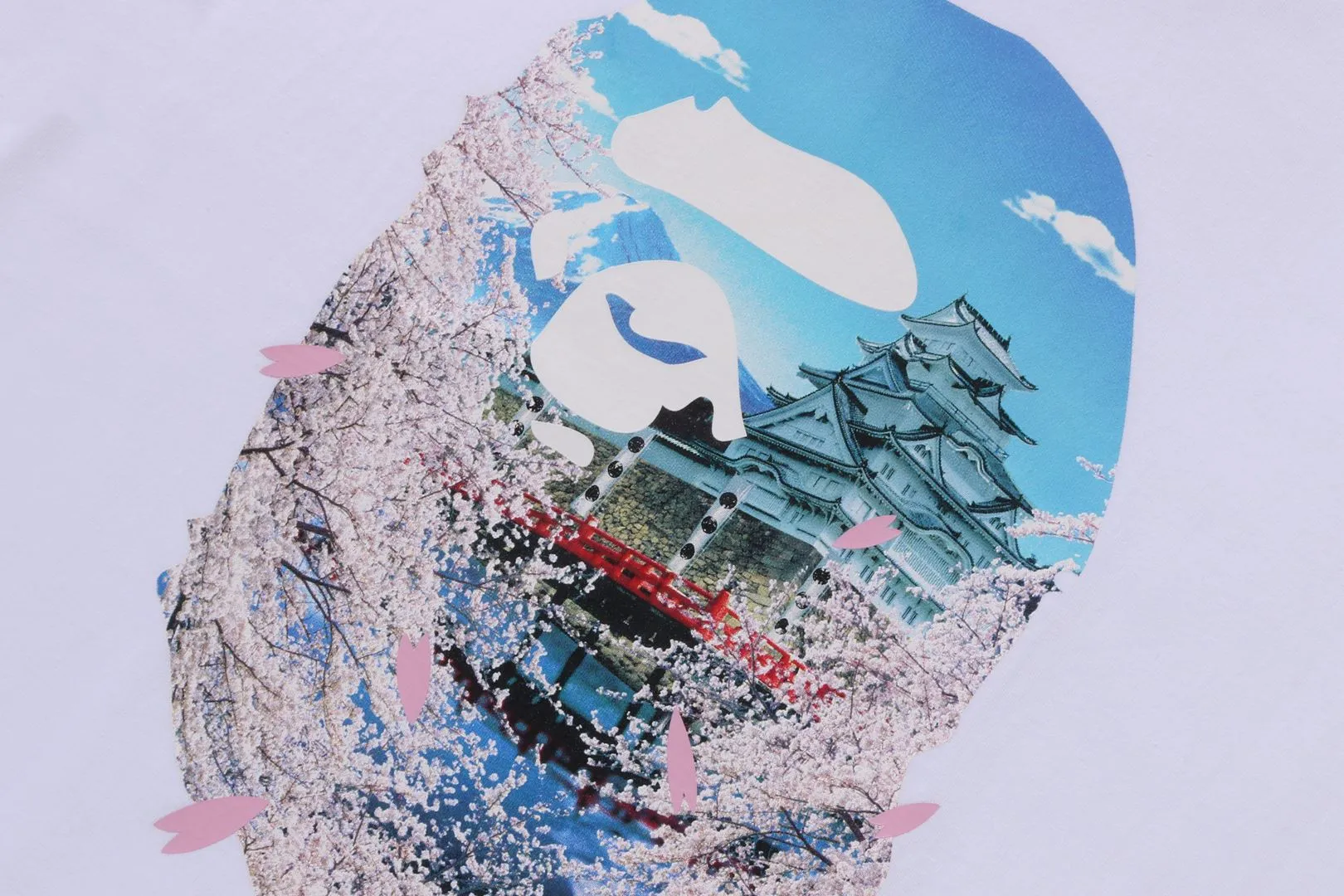 SAKURA PHOTO APE HEAD TEE sold by Bape product image thumbnail 3