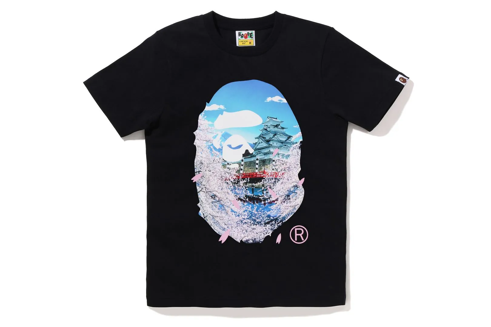 SAKURA PHOTO APE HEAD TEE sold by Bape product image thumbnail 5