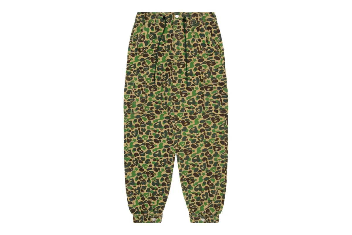 WIDE LEG PATTERN CAGO PANTS sold by Bape